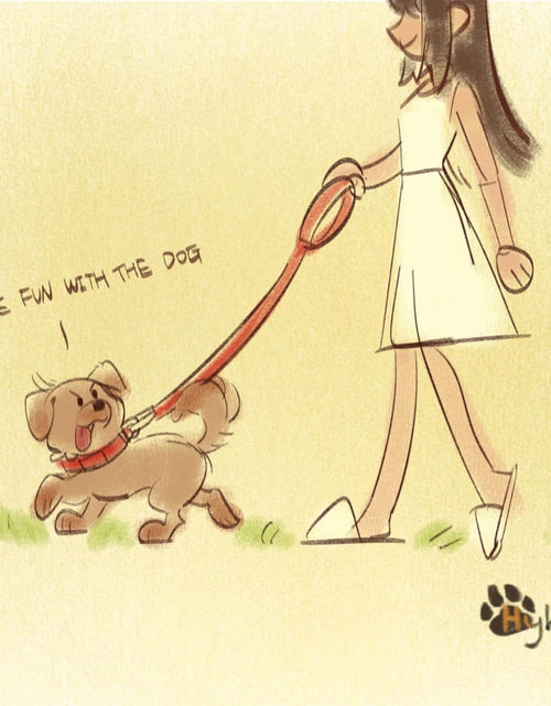 Load image into Gallery viewer, Traffic Nylon 18 Inches Short Leash with Soft Neoprene Padded Handle for Giant Large Medium Boy and Girl Dogs - Professional Training, Daily Use Walking. (Red)
