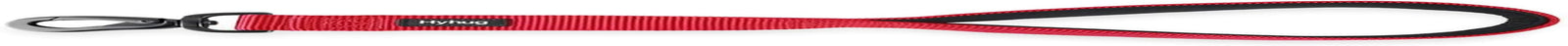 Traffic Nylon 18 Inches Short Leash with Soft Neoprene Padded Handle for Giant Large Medium Boy and Girl Dogs - Professional Training, Daily Use Walking. (Red)