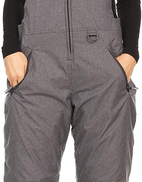 Load image into Gallery viewer, Womens Insulated Water Resistant Ski Snow Bib Pants
