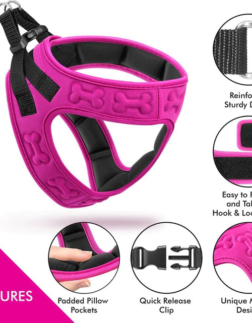 Load image into Gallery viewer, Comfort Fit Dog Harness - Comfortable Puppy Harness &amp; Dog Vest: Adjustable, Soft Padded for Small, Medium Dogs - Easy to Put-On Dog Harness Medium Sized Dog
