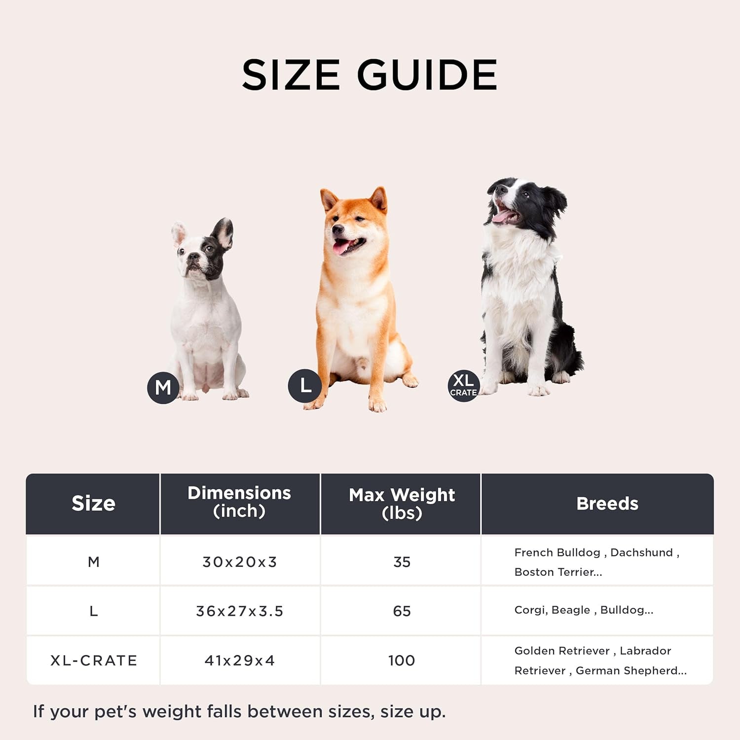 Orthopedic Dog Bed for Large Dogs - Memory Foam, 2-Layer Thick Pet Bed with Removable Washable Cover and Waterproof Lining (36X27X3.5 Inches), Dog Mattress, Grey