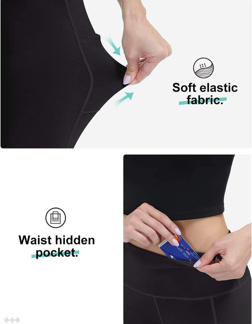 Load image into Gallery viewer, Yoga Pants with Pockets for Women High Waisted Workout Leggings Tummy Control Athletic Leggings
