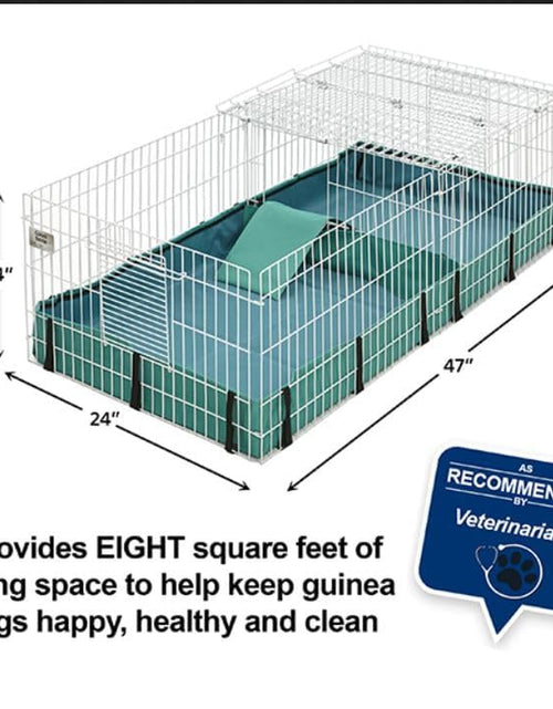 Load image into Gallery viewer, Guinea Habitat plus Guinea Pig Cage by Midwest W/ Top Panel, 47L X 24W X 14H Inches
