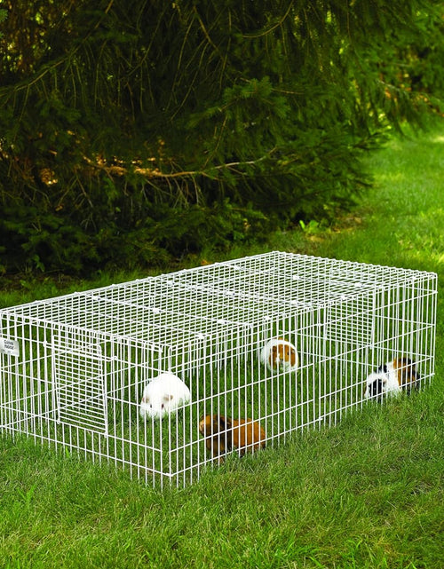 Load image into Gallery viewer, Guinea Habitat plus Guinea Pig Cage by Midwest W/ Top Panel, 47L X 24W X 14H Inches
