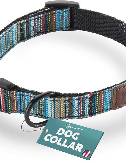 Load image into Gallery viewer, Embark Urban Dog Collar – Dog Collar Stylish &amp; Durable Nylon Dog Collar for Large Dogs, Small Dogs &amp; Medium Dogs.Comfortable Pet Collar Strong Buckles for Any Size Breed |Puppy Collars|
