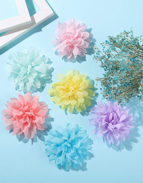 Load image into Gallery viewer, 20 Pieces Dog Collar Flowers Pet Flower Bow Ties Multi-Color Dog Charms Flower for Puppy Dog Collar Grooming Accessories (10 Cm/ 4 Inch)
