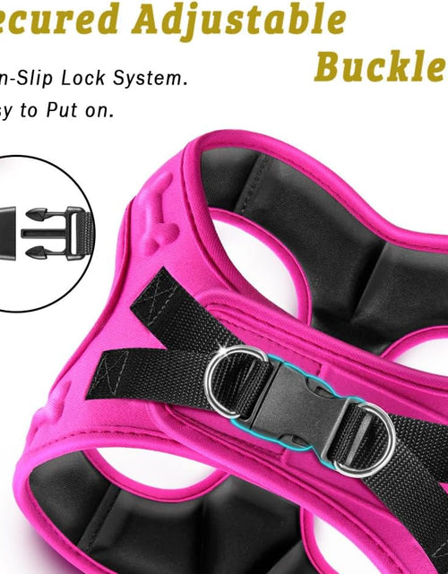 Load image into Gallery viewer, Comfort Fit Dog Harness - Comfortable Puppy Harness &amp; Dog Vest: Adjustable, Soft Padded for Small, Medium Dogs - Easy to Put-On Dog Harness Medium Sized Dog
