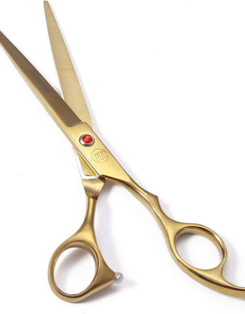 Load image into Gallery viewer, Professional Dog Grooming Scissors Set, 7 Inch/8 Inch Pet Grooming Scissors Chunkers Shears for Dog, Curved Dog Grooming Scissors, Thinning Shears for Dog with Grooming Comb

