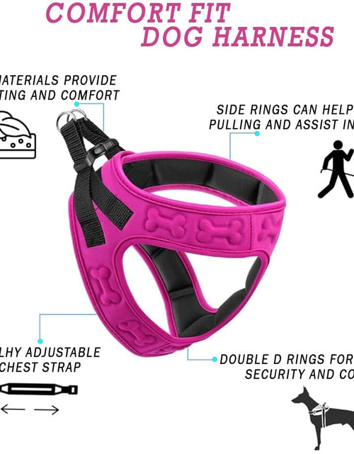 Load image into Gallery viewer, Comfort Fit Dog Harness - Comfortable Puppy Harness &amp; Dog Vest: Adjustable, Soft Padded for Small, Medium Dogs - Easy to Put-On Dog Harness Medium Sized Dog
