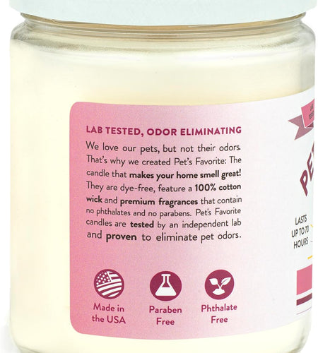 - Tested & Proven - Odor Eliminating Candle, Pet-Friendly Scented Candle, in 4 Great Fragrances – 70-Hour Burn Time, Cotton Wick (Very Berry, Pack of 1)