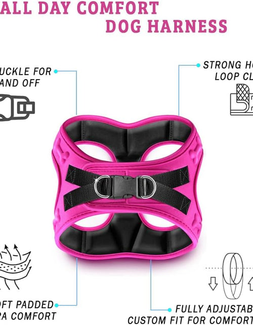 Load image into Gallery viewer, Comfort Fit Dog Harness - Comfortable Puppy Harness &amp; Dog Vest: Adjustable, Soft Padded for Small, Medium Dogs - Easy to Put-On Dog Harness Medium Sized Dog

