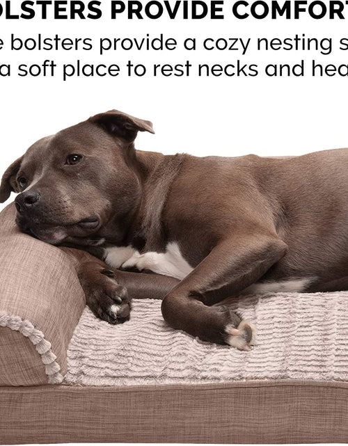 Load image into Gallery viewer, Orthopedic, Cooling Gel, and Memory Foam Pet Beds for Small, Medium, and Large Dogs and Cats - Luxe Perfect Comfort Sofa Dog Bed, Performance Linen Sofa Dog Bed, and More
