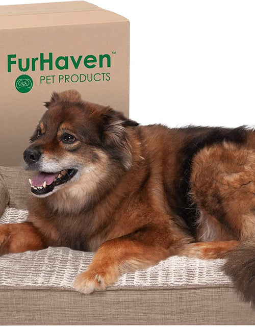 Load image into Gallery viewer, Orthopedic, Cooling Gel, and Memory Foam Pet Beds for Small, Medium, and Large Dogs and Cats - Luxe Perfect Comfort Sofa Dog Bed, Performance Linen Sofa Dog Bed, and More
