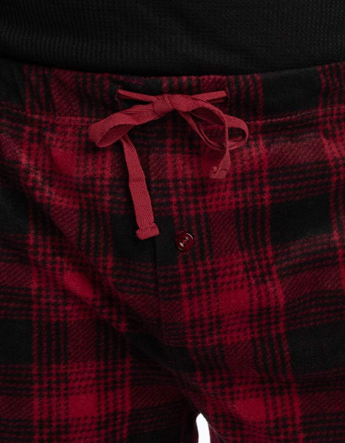 Load image into Gallery viewer, 1Pack or 3Pack Mens PJ Pajama Pants Bottoms Fleece Lounge Pants Sleepwear Plaid Pjs with Pockets Microfleece
