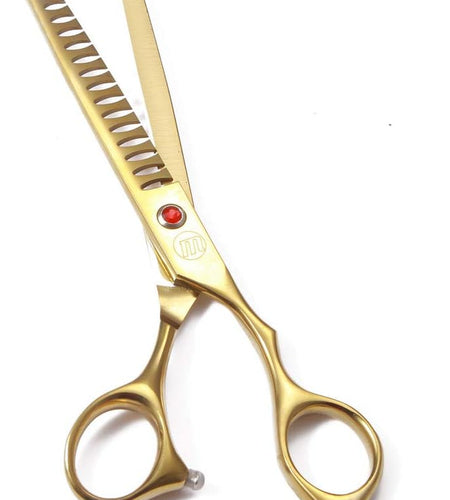 Professional Dog Grooming Scissors Set, 7 Inch/8 Inch Pet Grooming Scissors Chunkers Shears for Dog, Curved Dog Grooming Scissors, Thinning Shears for Dog with Grooming Comb