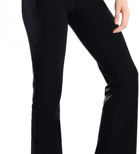 ,27"/29"/31"/33"/35"/37",Women'S Bootcut Yoga Pants Workout Pants Side Pockets