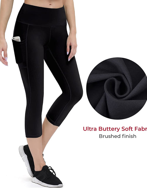 Load image into Gallery viewer, Yoga Pants with Pockets for Women High Waisted Workout Leggings Tummy Control Athletic Leggings
