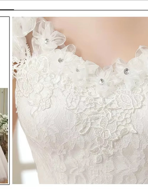 Load image into Gallery viewer, Yc-X01#Lace up Wedding Dress Prom Ball Gown Wholesale Cheap Dresses Bride Married Pregnant Wholesale Party Customize Large Size
