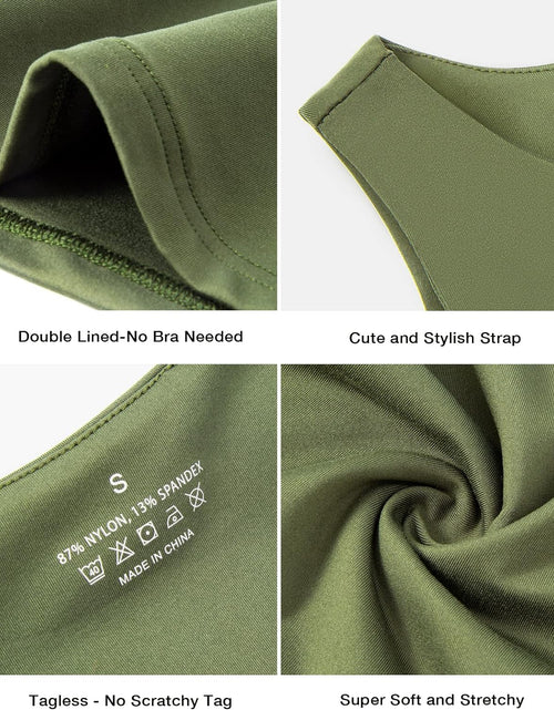 Load image into Gallery viewer, Workout Crop Tops for Women Cropped Racerback Halter Neck Shirts Sleeveless Yoga Tops Pack
