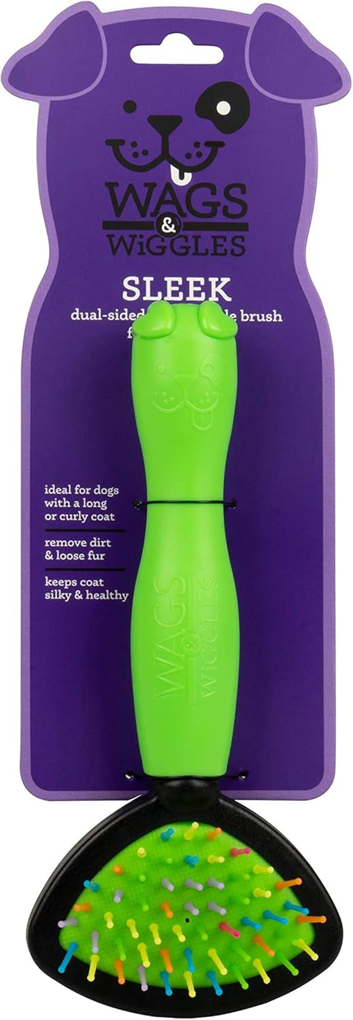 Dog Grooming Supplies - Dog Bristle Brush for Dogs - Dog Nail Clippers - Bristle Brush Dog Brushes for Grooming, Dog Grooming Tools from Wags and Wiggles Brush, Pet Slicker Dog Brush